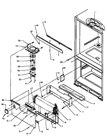 04 - Evap Area parts for Amana Refrigerator BX22RE / P1161604W E from AppliancePartsPros.com