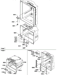 08 - Light Switches & Drain Funnel parts for Amana Refrigerator BX22S5E / P1196704W E from AppliancePartsPros.com