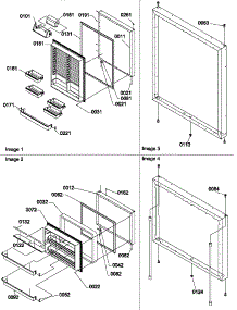 03 - Door Assemblies parts for Amana Refrigerator BX22TE / P1196711W E from AppliancePartsPros.com