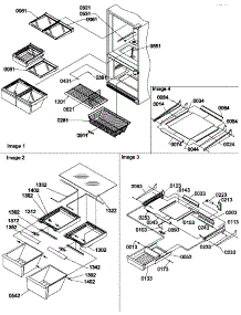 10 - Shelving Assemblies parts for Amana Refrigerator BX22TL / P1196711W L from AppliancePartsPros.com