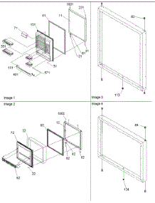 03 - Door Assy parts for Amana Refrigerator BX518VW / P1324301W W from AppliancePartsPros.com