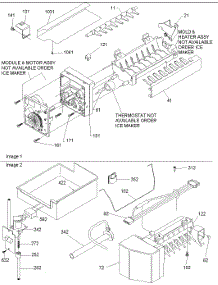 06 - Ice Maker Assy & Parts parts for Amana Refrigerator BX518VW / P1324301W W from AppliancePartsPros.com