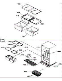 11 - Shelving parts for Amana Refrigerator BXF19TW / P1311901W W from AppliancePartsPros.com