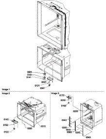 08 - Light Switches & Drain Funnel parts for Amana Refrigerator BXI21VE / P1321504W E from AppliancePartsPros.com