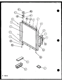 09 - Ref Door And Trim Parts parts for Amana Refrigerator BZ20QE / P1125507W E from AppliancePartsPros.com