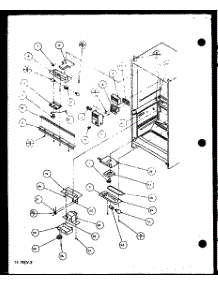 05 - Controls And Lamps parts for Amana Refrigerator BZ20QG / P1125507W G from AppliancePartsPros.com