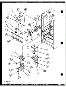 05 - Control And Lamps parts for Amana Refrigerator BZ22QE / P1153001W E from AppliancePartsPros.com