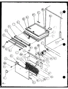 06 - Divider And Evap parts for Amana Refrigerator BZ22QW / P1153002W W from AppliancePartsPros.com