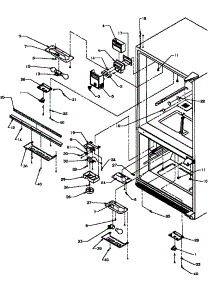 08 - Ref / Fz Control Switches & Lights parts for Amana Refrigerator BZ22R3W / P1183602W W from AppliancePartsPros.com