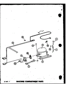 03 - Machine Compartment Parts parts for Amana Freezer C10B1 / P7398045W from AppliancePartsPros.com