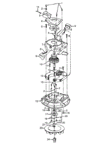 02 - Motor Assembly parts for Hoover Vacuum C1525--- from AppliancePartsPros.com
