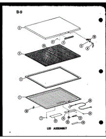 02 - Lid Assy parts for Amana Freezer C15B-1 / P7398019W from AppliancePartsPros.com