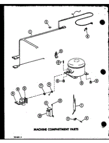 03 - Machine Compartment Parts parts for Amana Freezer C15B2W / P7398049W from AppliancePartsPros.com
