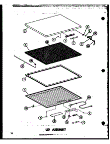 02 - Lid Assy parts for Amana Freezer C19W-AG / P6033015W G from AppliancePartsPros.com