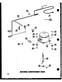 03 - Machine Compartment Parts parts for Amana Freezer C23F / P6011644W from AppliancePartsPros.com