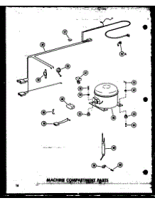03 - Machine Compartment Parts parts for Amana Freezer C28W / P6033013W from AppliancePartsPros.com