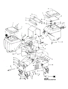02 - Motor Assembly, Hose, Mainassembly parts for Hoover Wet Carpet Cleaner C3005--- from AppliancePartsPros.com