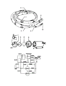 02 - Mainbody, Motor, Hose parts for Hoover Wet Carpet Cleaner C3005001 from AppliancePartsPros.com