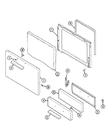 02 - Door / Drawer parts for Crosley Range C31000PAA from AppliancePartsPros.com