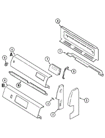 02 - Control Panel (Waa, Wav) parts for Crosley Range C31113WAA from AppliancePartsPros.com