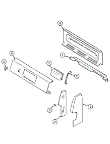02 - Control Panel (Wat,Wab) parts for Crosley Range C31113WAT from AppliancePartsPros.com