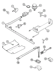 04 - Gas Controls parts for Crosley Range C31315VBV from AppliancePartsPros.com