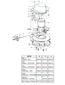 02 - Mainbody, Motor, Gears parts for Hoover Wet Carpet Cleaner C5033--- from AppliancePartsPros.com