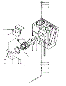 04 - Motor Assembly, Vacuummotor parts for Hoover Wet Carpet Cleaner C5122 from AppliancePartsPros.com
