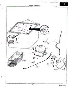02 - Unit Compartment parts for Maytag Freezer C5ABLWH from AppliancePartsPros.com