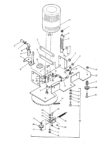 03 - Brushdrivemotor, Brushlift_Plate parts for Hoover Wet Carpet Cleaner C6075--- from AppliancePartsPros.com