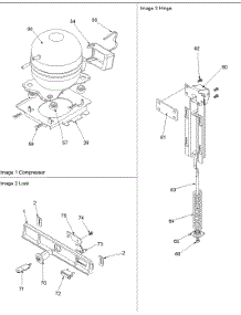 02 - Compressor And Wiring Harness parts for Amana Freezer C70FW / P1125108W W from AppliancePartsPros.com