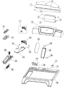 03 - Control Panel & Top parts for Crosley Washer CAH4205AWJ from AppliancePartsPros.com