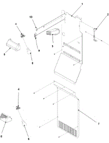 07 - Freezer Compartment parts for Amana Refrigerator AS2625PEKW from AppliancePartsPros.com