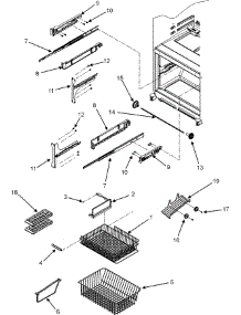 07 - Freezer Shelves parts for Admiral Refrigerator G32026PEKS from AppliancePartsPros.com