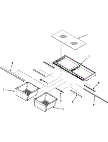 04 - Crisper Assembly parts for Admiral Refrigerator G32026PELB from AppliancePartsPros.com