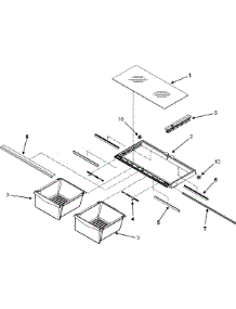 04 - Crisper Assembly parts for Admiral Refrigerator G32526PEKB from AppliancePartsPros.com