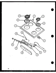 03 - Page 12 parts for Amana Range CBE22AAG / P1137943N G from AppliancePartsPros.com