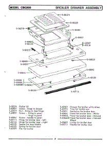 03 - Drawer Assembly parts for Maytag Range CBG500 from AppliancePartsPros.com