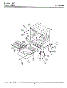 06 - Oven parts for Maytag Range CBG501 from AppliancePartsPros.com