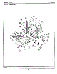 05 - Oven parts for Maytag Range CBG5010AAW from AppliancePartsPros.com
