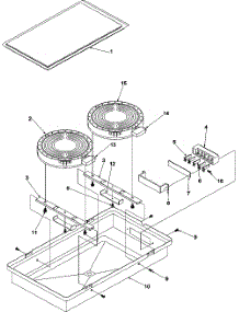 09 - Cc12hrx1(Quartz Halogen) parts for Amana Range CC14E / P1133371NE from AppliancePartsPros.com