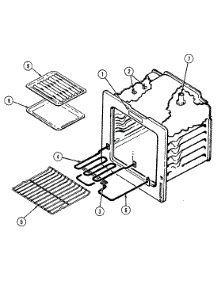 04 - Oven parts for Crosley Range CC3520SRA from AppliancePartsPros.com