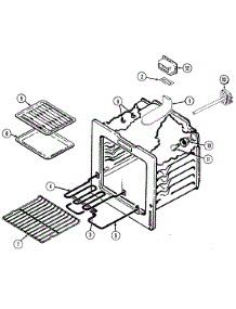 04 - Oven parts for Crosley Range CC3537XRA from AppliancePartsPros.com