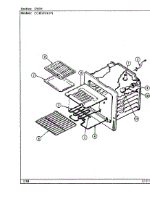 04 - Oven parts for Crosley Range CC3872XRA from AppliancePartsPros.com
