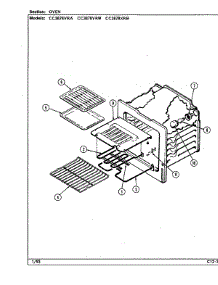03 - Oven parts for Crosley Range CC3878XRL from AppliancePartsPros.com