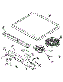 05 - Top Assembly parts for Crosley Range CC6898VVV from AppliancePartsPros.com