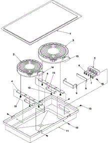 05 - Act100(Ribbon Radiant, 6`` / 8``) parts for Amana Range CC-7 / P2727118S from AppliancePartsPros.com