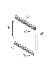 07 - Trim Kit parts for Maytag Oven CCE6200ACB from AppliancePartsPros.com