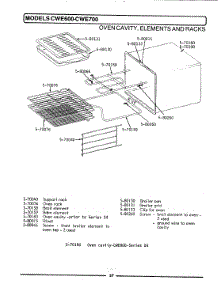 08 - Oven Door Assembly parts for Maytag Oven CCE700 from AppliancePartsPros.com