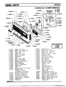 05 - Control Panel parts for Maytag Oven CCE701 from AppliancePartsPros.com